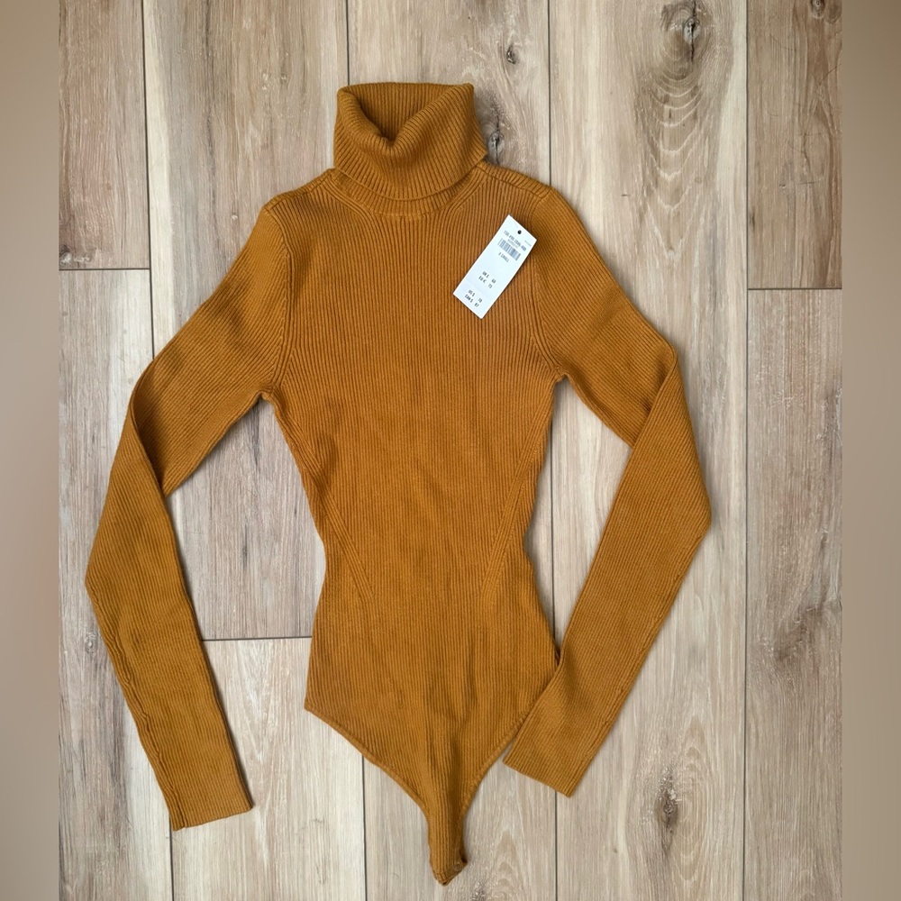 Abercrombie & Fitch Mustard Bodysuit